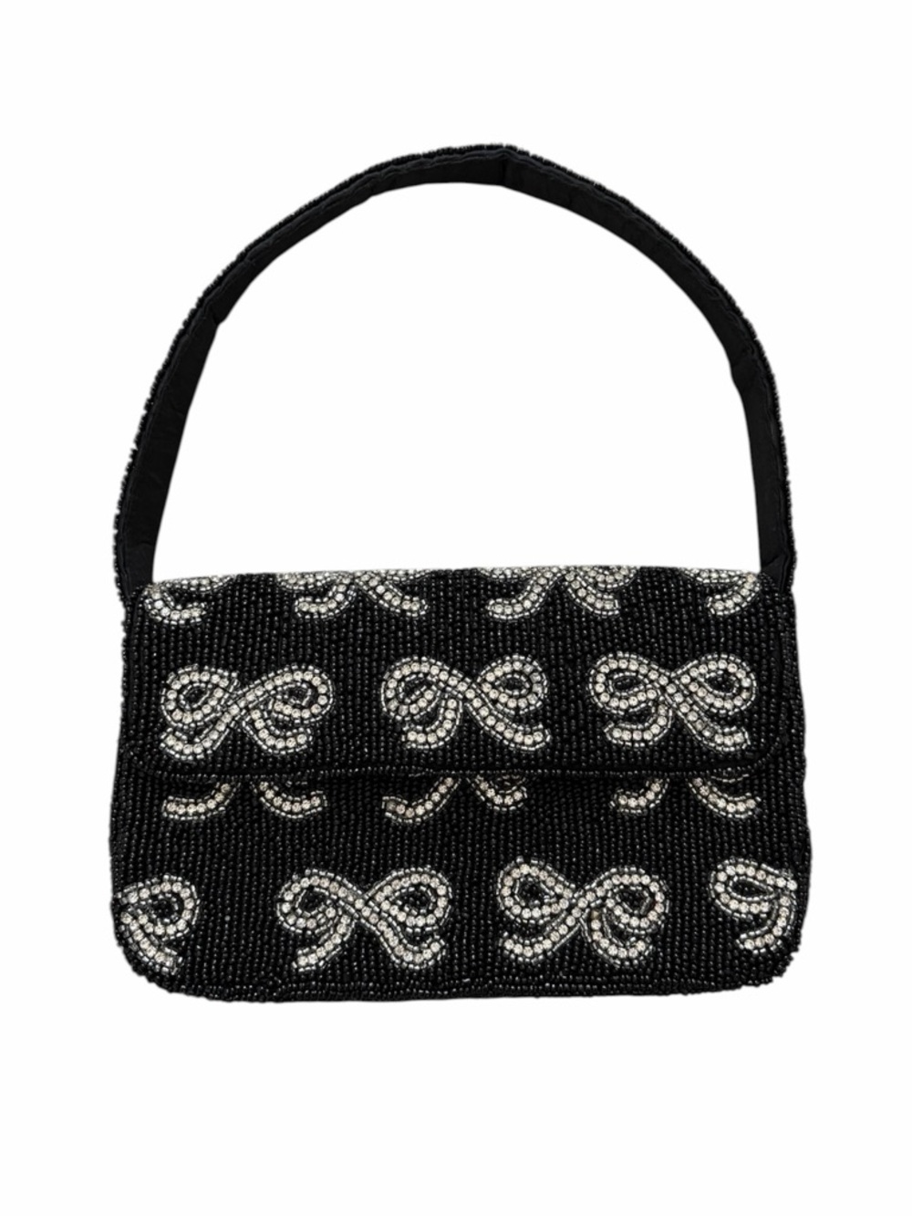 Viral Beaded Bow Handbag